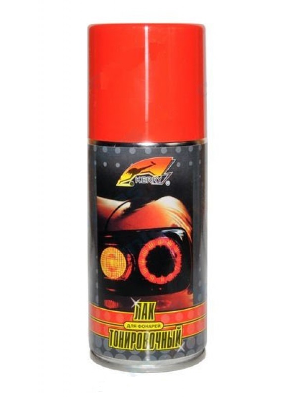 Лак для тонировки фар АЭРО красная 0,21л  KR-963.2 РАСПРОДАЖА