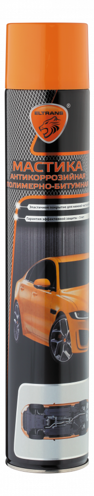 Мастика АЭРО антикоррозионная полимерно-битум 1,0л EL-0207.01  ЭЛТРАНС  