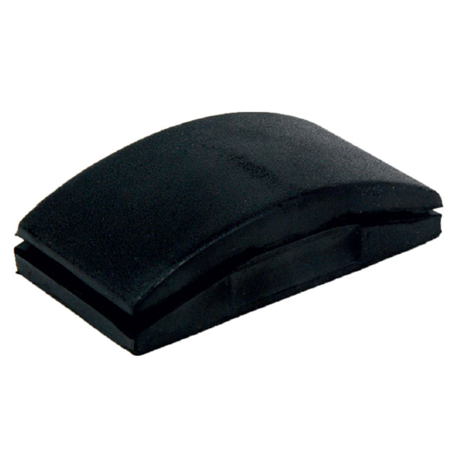 Блок шлифовальный резиновый 120x70 мм черный РМ-90757