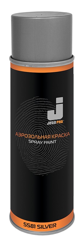 Краска АЭРО Серебристая  0,5л 5581silver/0,5 ДЖЕТА