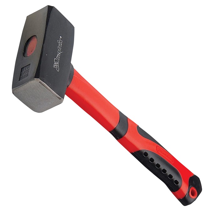 Кувалда, 2000 г, фибергласовая обрезиненная рукоятка 10921 МАТРИКС