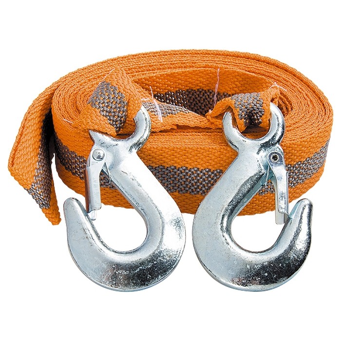 Трос буксировочный 5 т, 5 метров, 2 крюка, пакет 54375 Stels