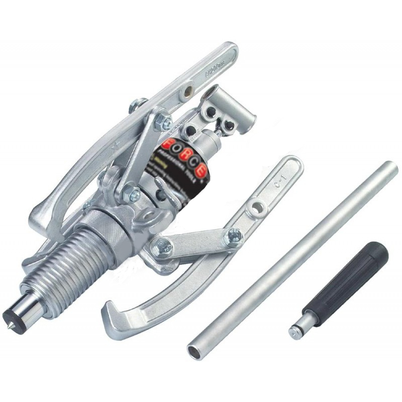 F6590606L Съемник 3-хлапый с гидроприводом 6т (ход штока 82мм, захват L190мм*S200мм)