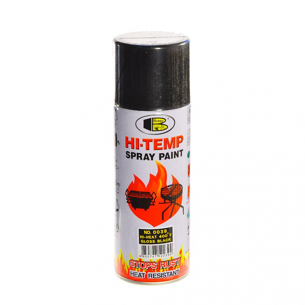 Краска АЭРО жаростойкая БОСНИ №ОО39 черная