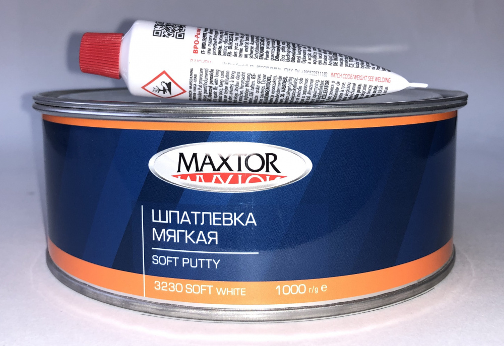 Шпатлевка МАКСТОР ПЭ мягкая 1,7кг 3230 SOFT WHITE