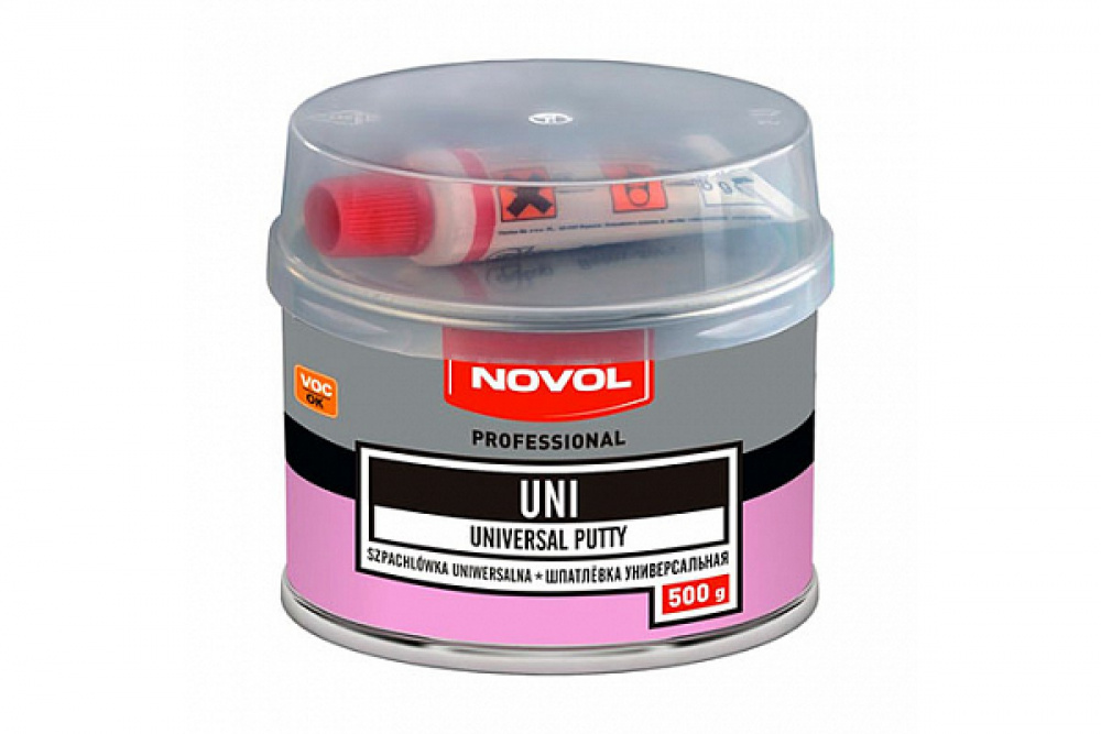 Шпатлевка ПЭ универсальная UNI 0,5кг НОВОЛ 1101