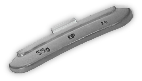 Грузик балансировочный для стальных дисков 55 г (50 шт.) A-55 РАСПРОДАЖА