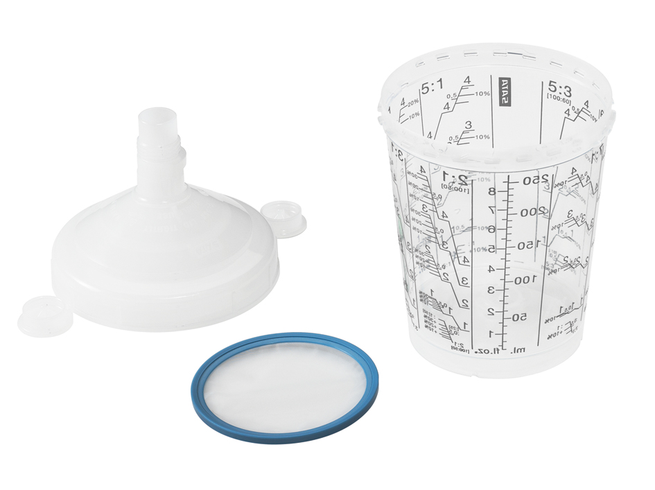 Бачок SATA RPS (Стакан с крышкой и плоским фильтром 125µ 0,3л, 1упак-60шт)  118281 