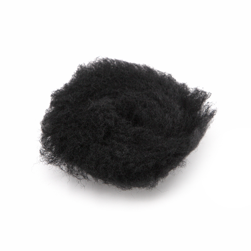 Круг полировальный из черного меха, 75мм SS540 Shine Systems Black Wool Pad 