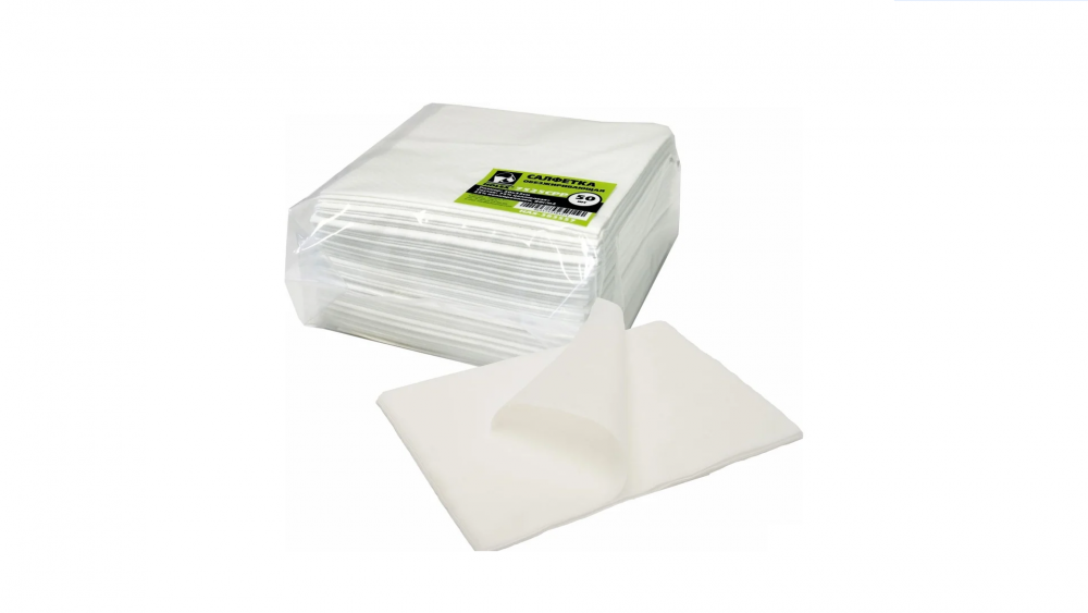 Салфетка обезжиривающая 7525CPP 75% целлюлоза+25% полипропилен 80 г/м2, 30х33см 1шт HAS-383557 ХОЛЕК