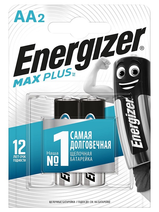 Батарейка MAX Plus LR06 E91/АА  /блистер 2шт/ Energizer