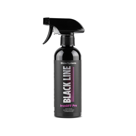 Очиститель дисков нейтральный с индикатором, 400мл SSBL991 Shine Systems Black Line IronOFF Pro