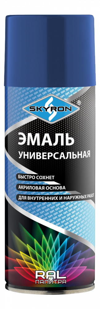 RAL 5005 синяя краска акрил аэро СКАЕРОН 520мл (SR-15005)