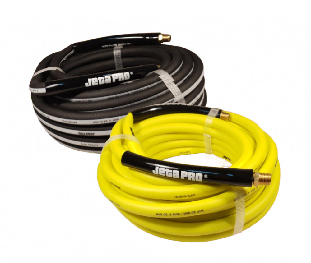 Шланг 9*14,5мм 1м РАЗМОТКА черный ПВХ гибкий 5886100-1 ДЖЕТА