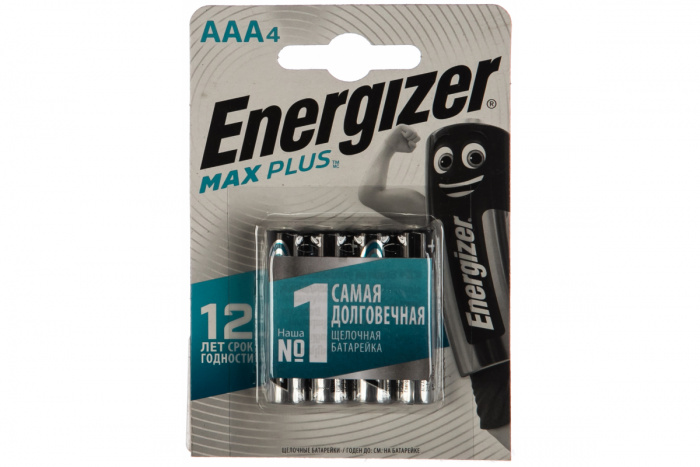 Батарейка MAX Plus LR03 E92/AАА /4шт/ Energizer 1006002/16859