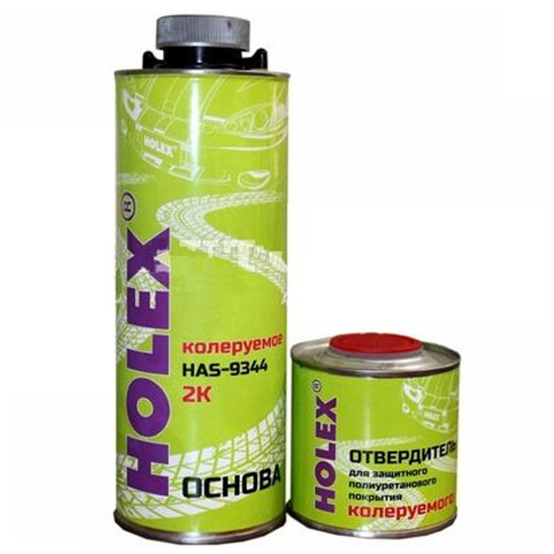 Защитное ПУ покрытие КОЛЕРУЕМОЕ 4+1 (0,8л+0,2л)  HAS-9344 ХОЛЕКС 