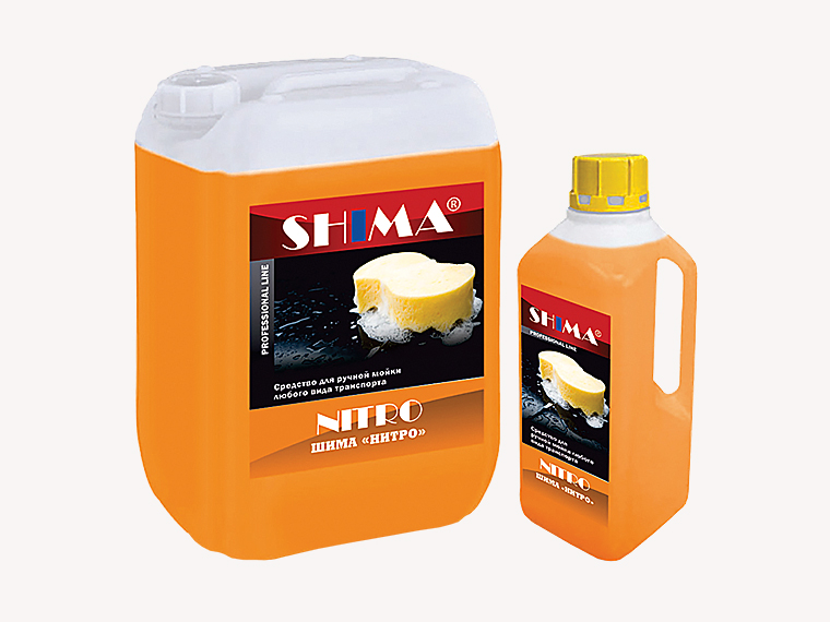 Шампунь для ручной мойки 1,0л Шима "Нитро"