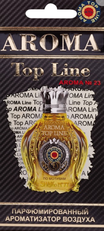 Ароматизатор на зеркало Aroma Top Line №23 Shaik №77 картон