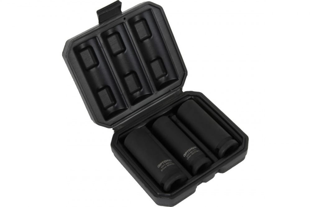 Набор OPT-40303 ударных головок тонкостенных 1/2" 3 пр., 17,19,21 мм OPTIMUS