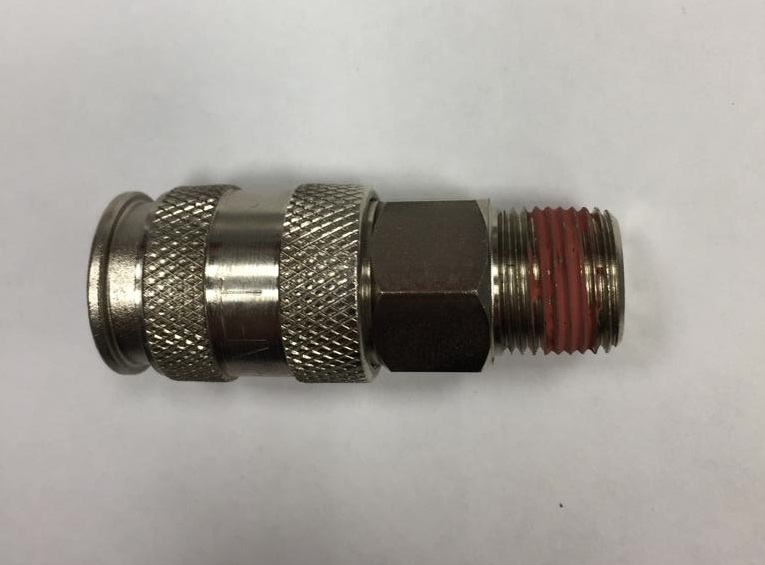 Разъем WDK-830SMA пневматич быстроразъем внеш резьба М3\8 ВИДЕРКРАФТ