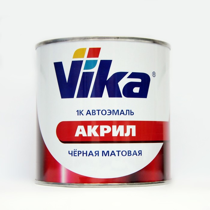 Черная матовая ВИКА 1К АКРИЛ  АК-142 0,85кг