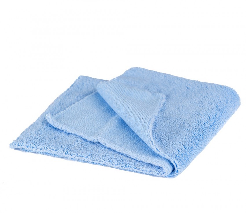 Микрофибровое полотенце 40x40cm, 380gsm, GWMF-382 светло-синий, Edgeless380 Microfiber towel
