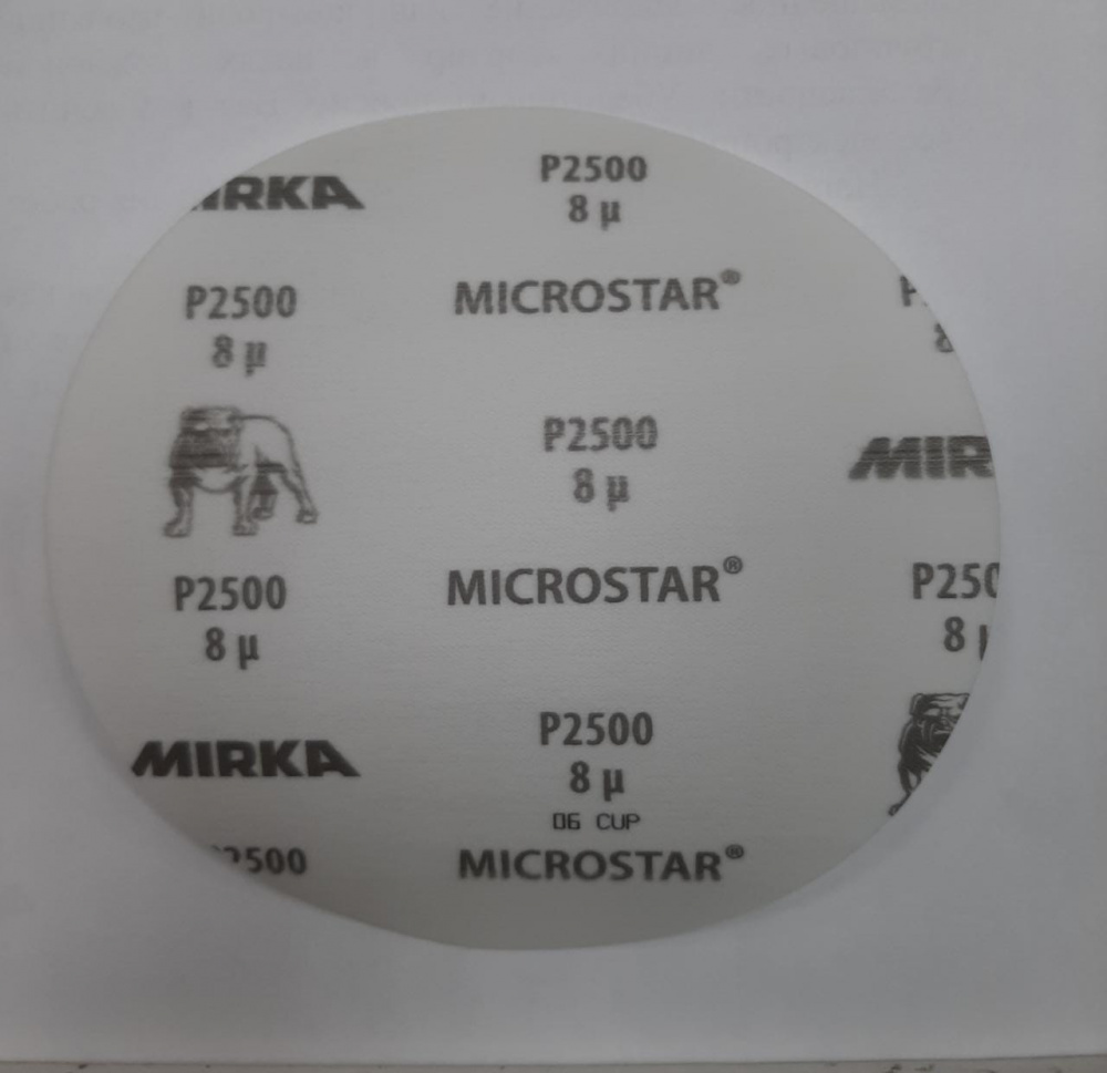 Круг абразивный 150мм без отв МИРКА P2500  MICROSTAR на пленочной синтет. основе FM62205096 РАСПРОДА