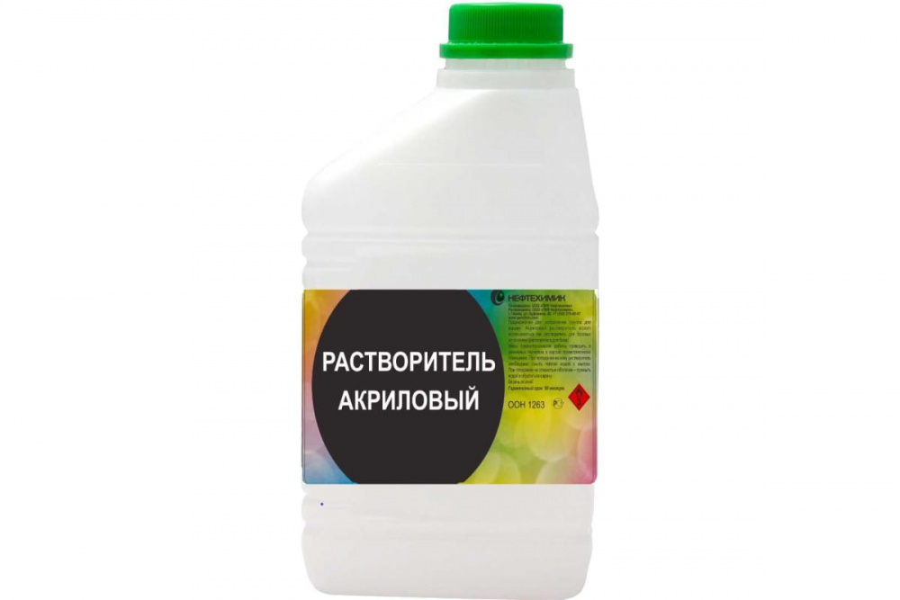 Растворитель акриловый Р-12  (1 л) ПНД НЕФТЕХИМИК   /в коробке 20 шт/
