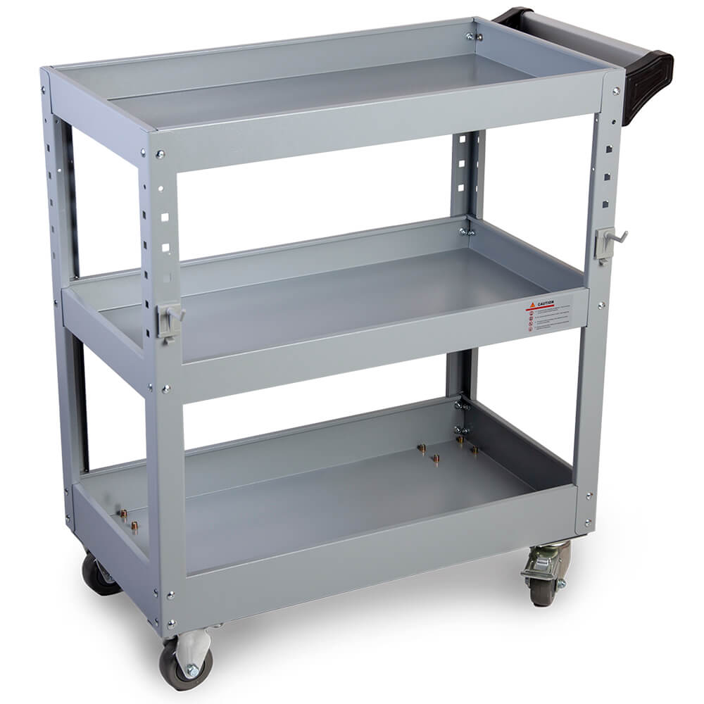 Тележка инструментальная открытая 3 полки WDK-903B ВИДЕРКРАФТ СКИДКИ НЕТ