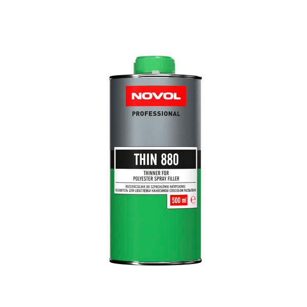 Разбавитель для жидкой шпатлевки THIN 880 SPRAY 0,5л 32201 НОВОЛ