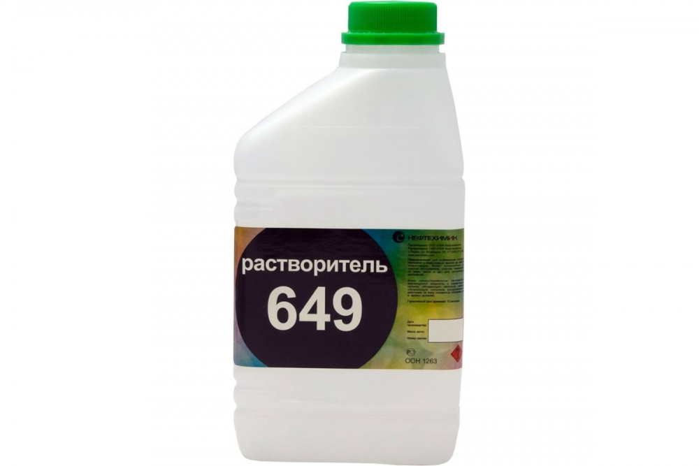 Растворитель Р-649 (1 л) НЕФТЕХИМИК /в коробке 20 шт/ СНЯТ