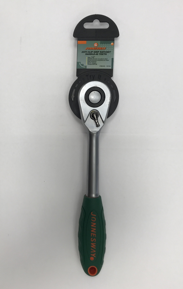 R3704 Трещотка 1/2"DR, 48 зубцов, 250 мм JONNESWAY