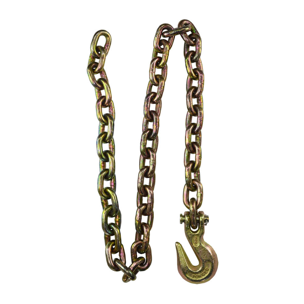 Цепь тяговая с крюком (Длина 1,3м, усилие  6т) WDK-0301 ВИДЕРКРАФТ