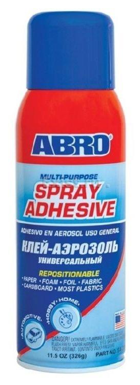 Клей-аэрозоль (универсальный) 326грамм/650мл SA-300 АБРО ABRO