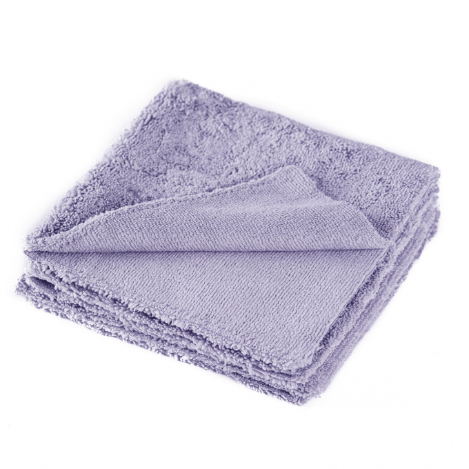 Микрофибровое полотенце 40x40cm, 380gsm, GWMF-383 сиреневый, Edgeless 383 Microfiber towel