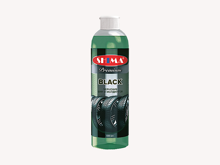 Чернитель шин и молдингов 500 мл 103340 Шима Премиум "Блэк" PREMIUM "BLACK" 