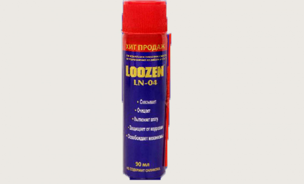 Средство универсальное смазочное (аналог WD-40) 90мл LOOZEN LN-04