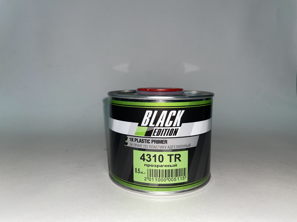 Грунт для пластика 1К(прозрачный) 0,5л BE 4310 TR PLASTIC PRIMER Black Edition MAXTOR