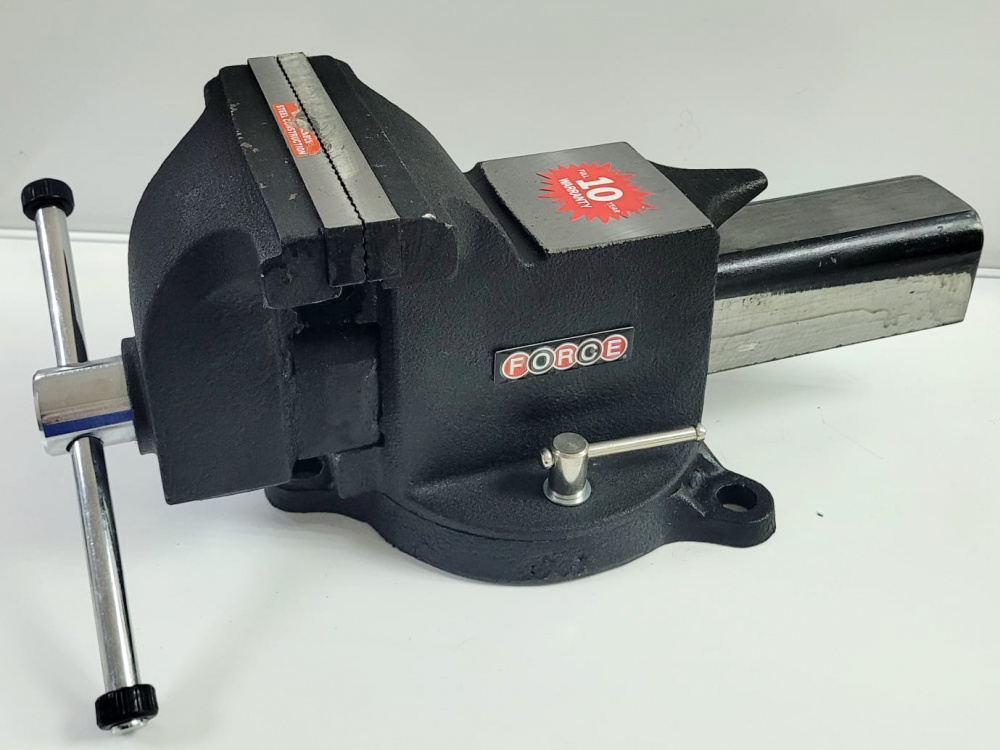 F6540206 Тиски слесарные, поворотные с шир. губок 6"