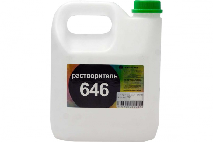 Растворитель Р-646 (3 л) НЕФТЕХИМИК /в коробке 6 шт/