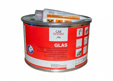 Шпатлевка 2К "GLASS" ПЭ Стекловолокно 1,0кг 130854 КАР-СИСТЕМ