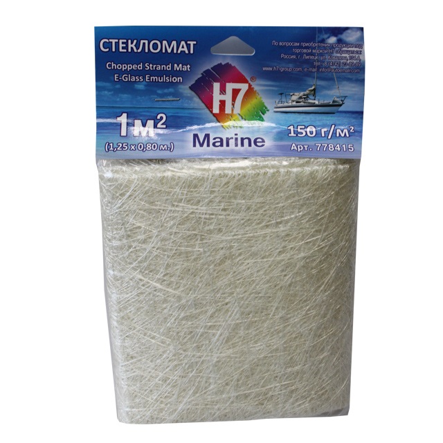 Стекломат 1кв метр, плотность 150гр\метр Н7 Marine 778415