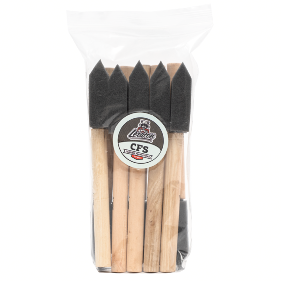 Набор кистей из 10 апплик-шпателей (дерево + порол) LERATON COATING FOAM STICKS SET CFS НЕ ЗАКАЗЫВАТ