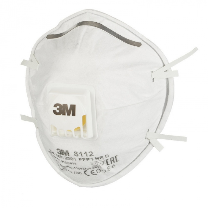 Респиратор 3М 8112 с клапаном выдоха FFP1 /1шт/ СКИДКИ НЕТ