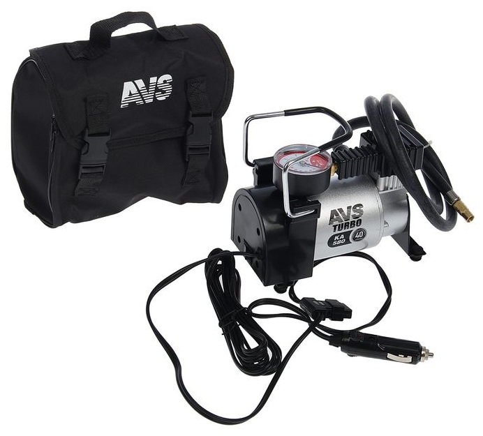 Компрессор AVS Turbo KA580 40 л/мин до 10 атм металлический