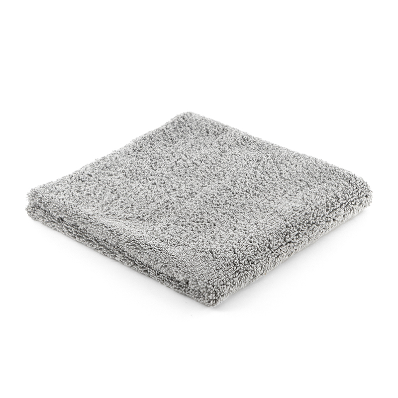 Микрофибра универсал без оверлока 40*40см, 400гр/м2, серая SS446 Shine Systems Edgeless Towel Gray