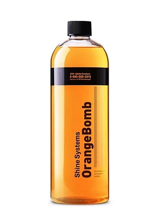 Автошампунь для ручной мойки, 750мл SS771 Shine Systems OrangeBomb Shampoo					