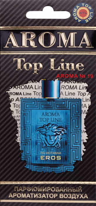 Ароматизатор на зеркало Aroma Top Line №19 Eros картон