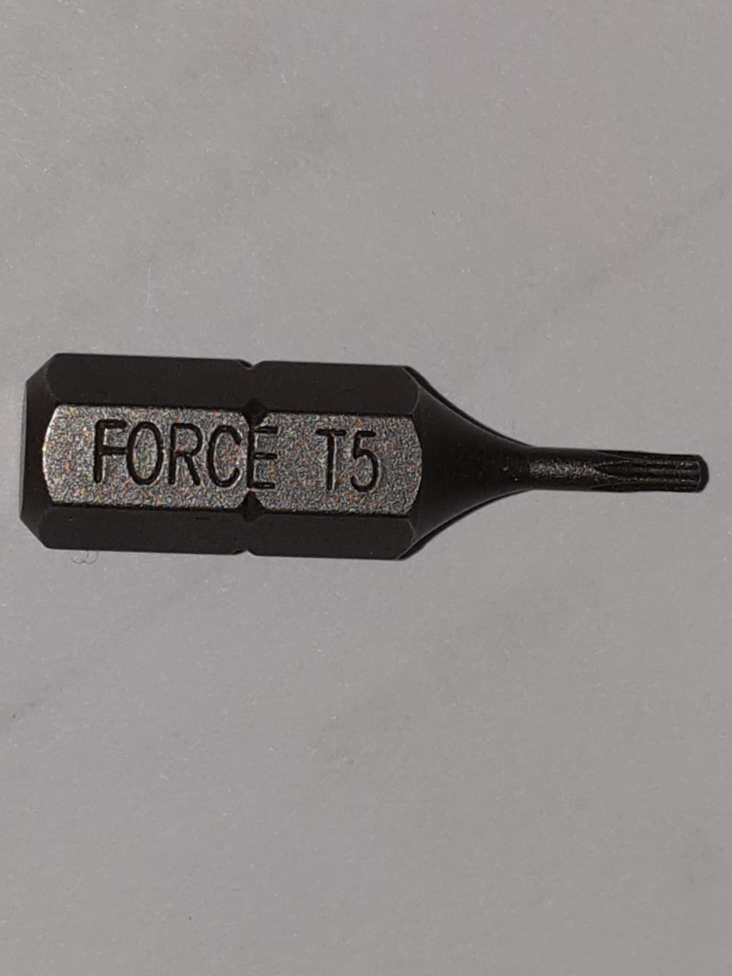 F1262505 1/4" Бита-торкс, L=25мм Т5