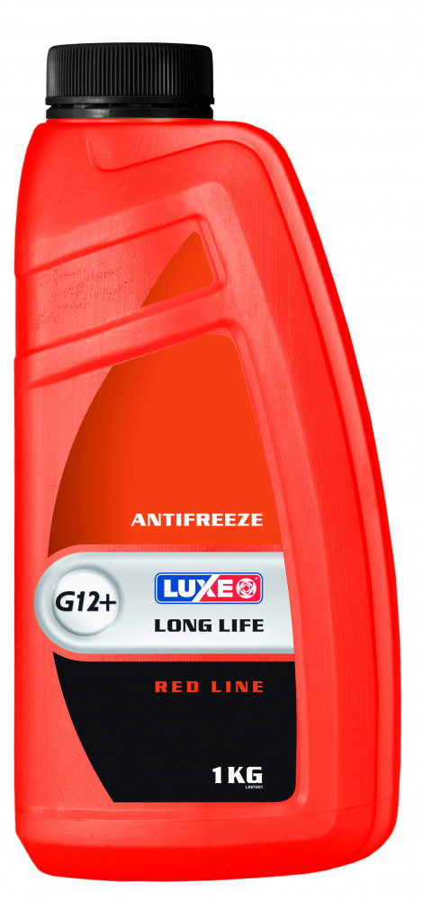 Антифриз LUXE RED LINE 1,0кг (красный) G-12  ЧЕСТНЫЙ ЗНАК